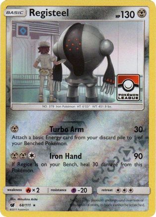 Registeel (Pokemon League) (68) Reverse Holofoil - League & Championship Cards
