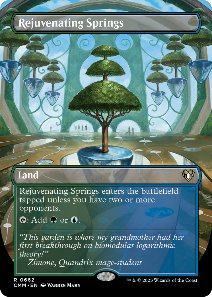 Rejuvenating Springs (Borderless) (662) Foil - Commander Masters