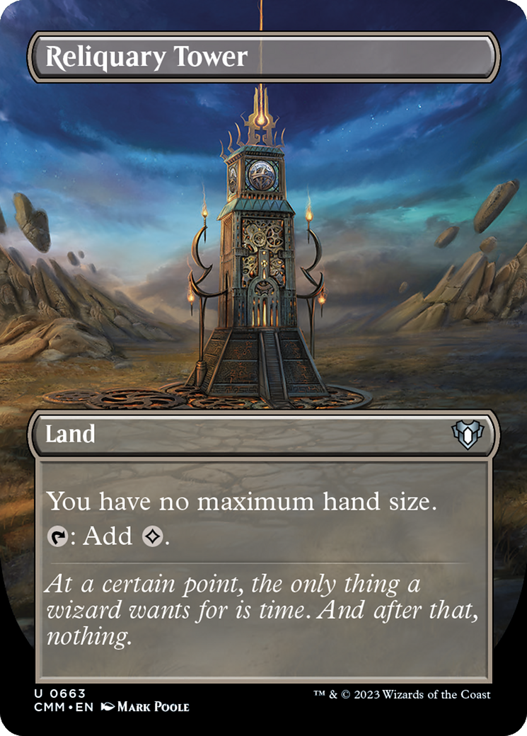 Reliquary Tower (Borderless) (663) - Commander Masters