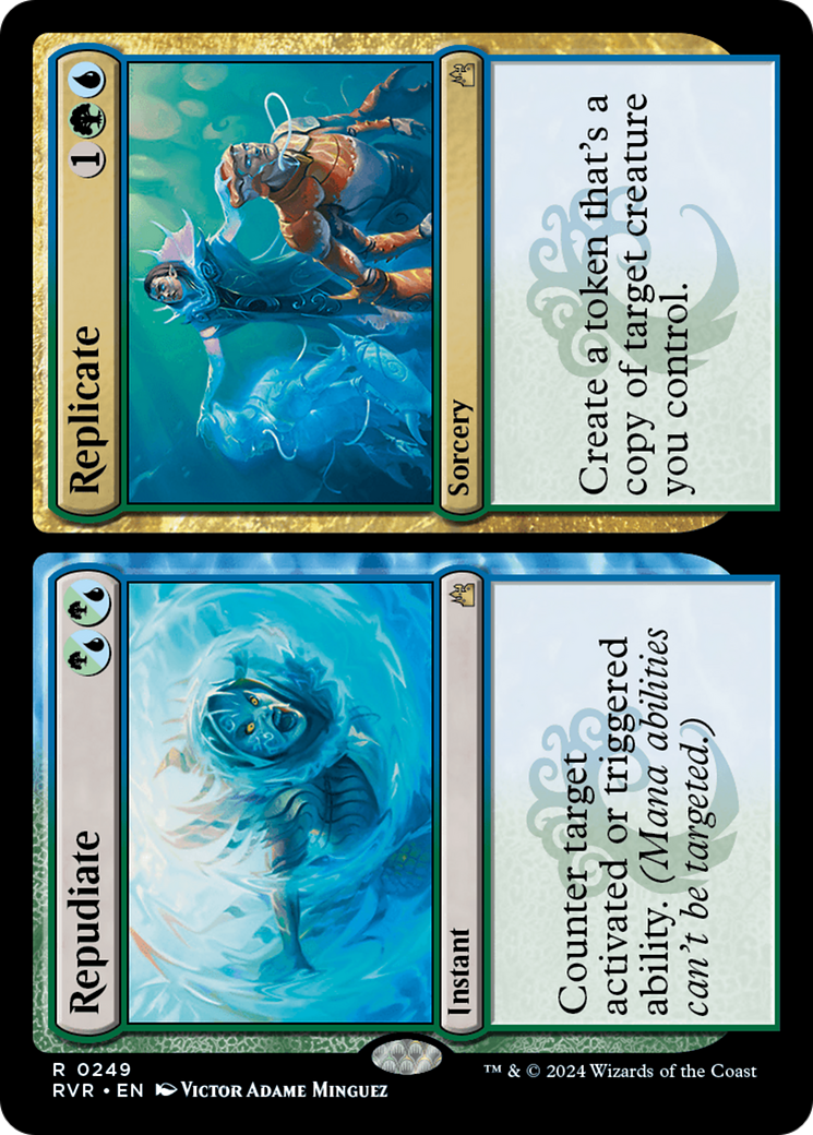Repudiate // Replicate (249) Foil - Ravnica Remastered