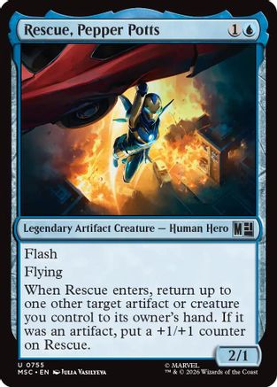 Rescue, Pepper Potts (755) Foil - Commander: Marvel Super Heroes