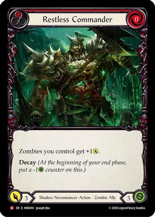 Restless Commander (AMA014) - Armory Deck: Malice, Domina of the Dead
