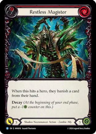 Restless Magister (AMA016) - Armory Deck: Malice, Domina of the Dead