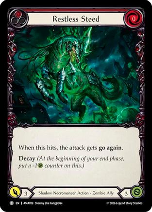 Restless Steed (AMA019) - Armory Deck: Malice, Domina of the Dead