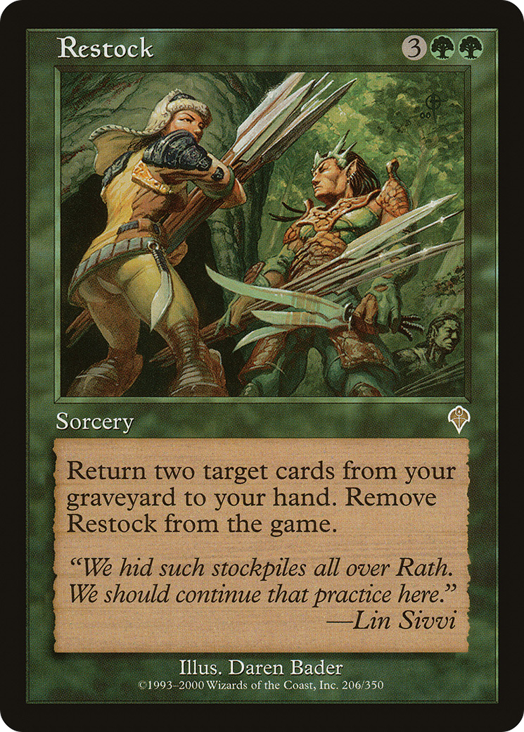 Restock (206) Foil - Invasion