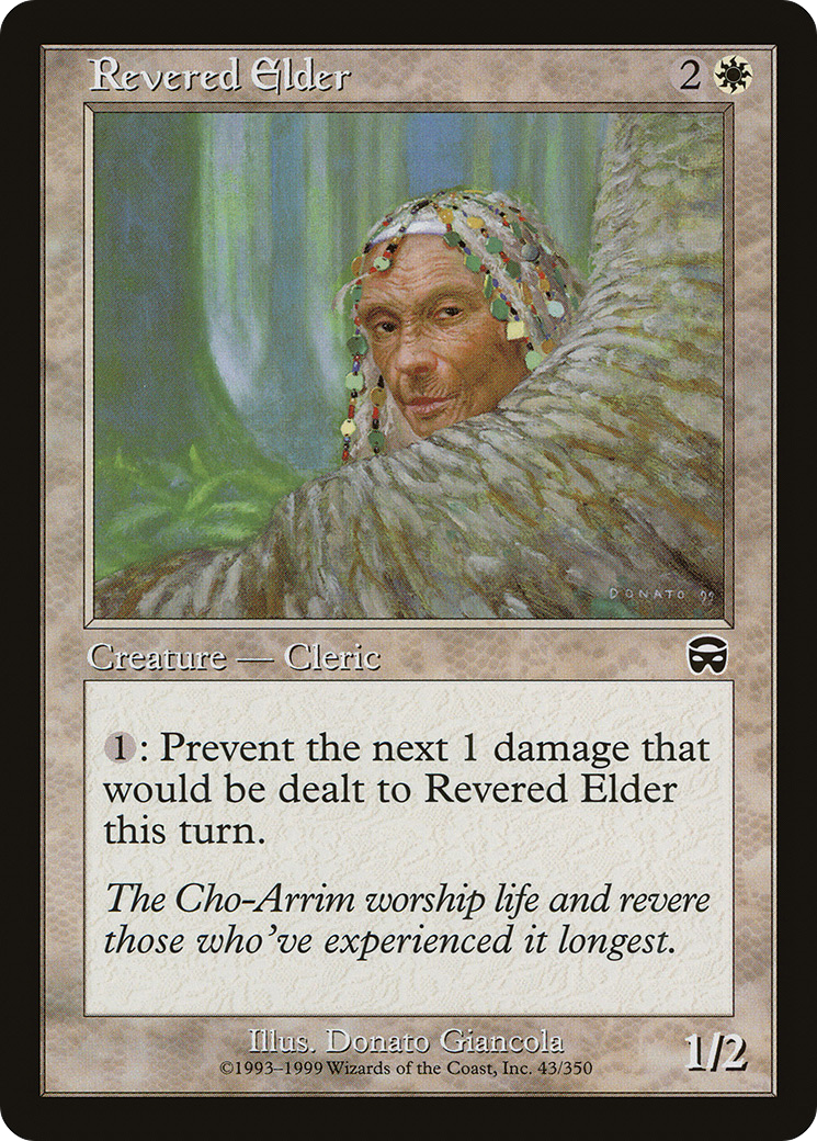 Revered Elder (043) Foil - Mercadian Masques