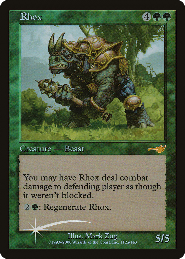 Rhox (112a) Foil - Starter 2000