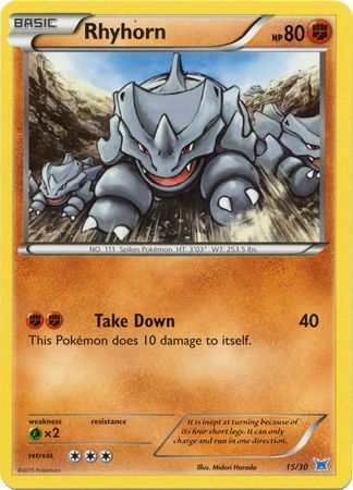 Rhyhorn (15) - Trainer Kit: Latias & Latios