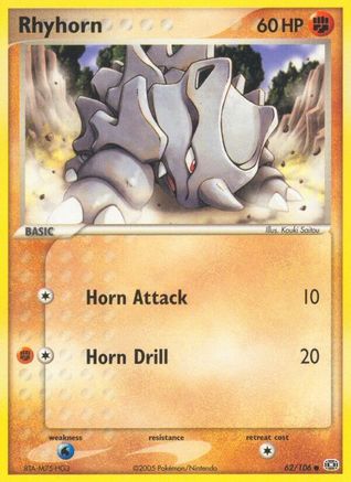 Rhyhorn (62) - Emerald