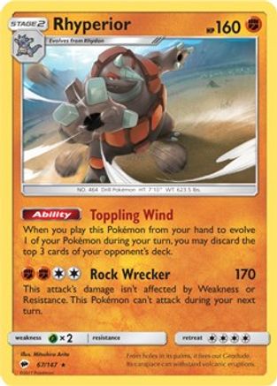 Rhyperior (Deck Exclusives) (67) - Burning Shadows