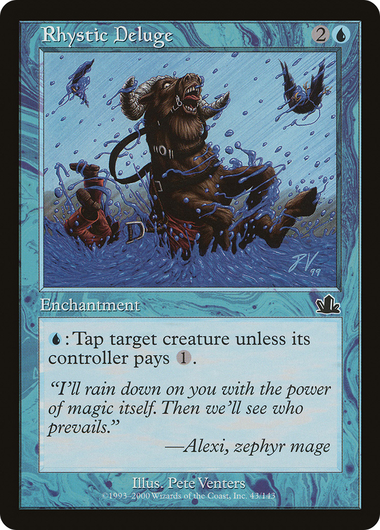 Rhystic Deluge (043) Foil - Prophecy