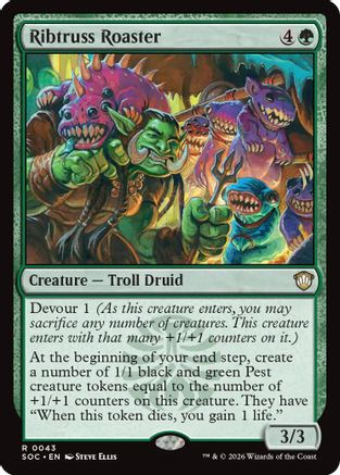 Ribtruss Roaster (043) - Commander: Secrets of Strixhaven