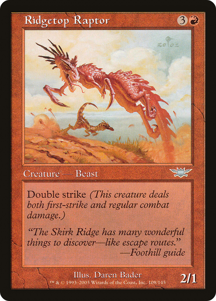 Ridgetop Raptor (108) - Legions