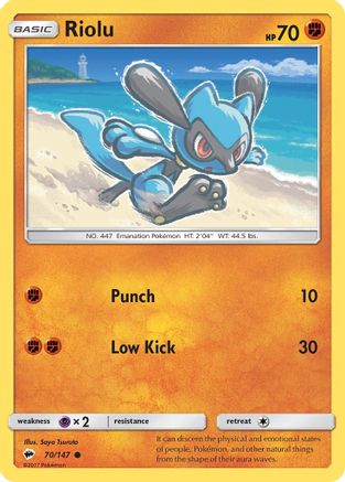 Riolu (70) - Burning Shadows
