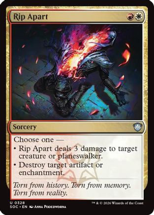 Rip Apart (328) - Commander: Secrets of Strixhaven