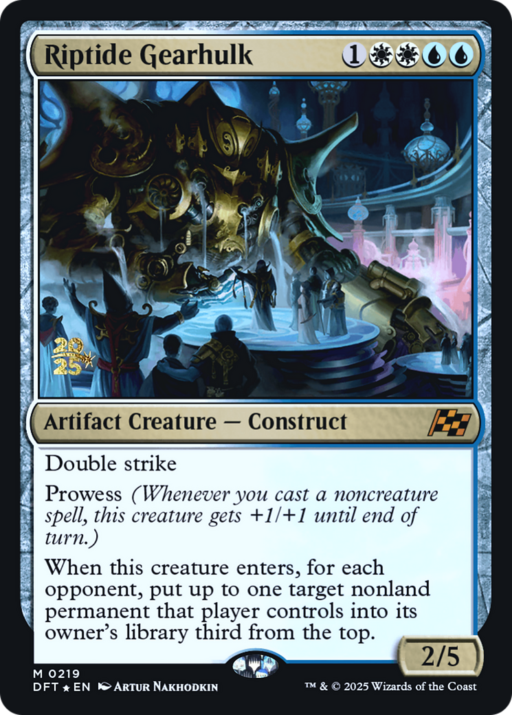 Riptide Gearhulk (Prerelease) (219) Foil - Aetherdrift