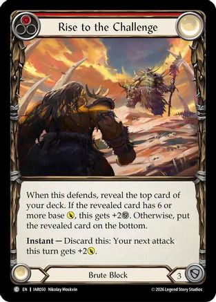 Rise to the Challenge (Red) (IAR050) - Usurp the Shadow Throne