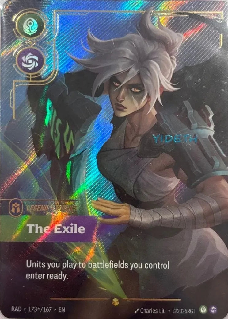 Riven, The Exile (Signature) (173) Foil - Radiance