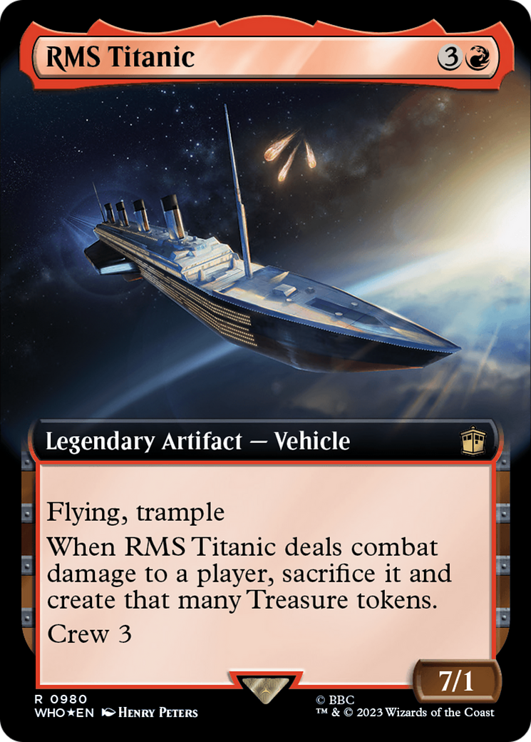 RMS Titanic (Extended Art) (980) Surge Foil - Doctor Who