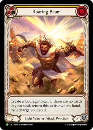 Roaring Beam (Extended Art) (GEM129) - GEM Pack