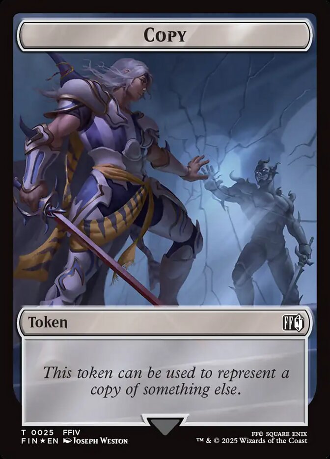 Robot Warrior // Copy Double-Sided Token (12 // 1) - FINAL FANTASY