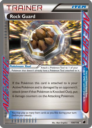 Rock Guard (108) Holofoil - Plasma Freeze