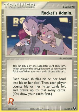 Rocket's Admin. (86) Reverse Holofoil - Team Rocket Returns