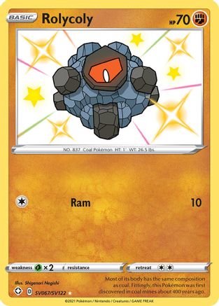 Rolycoly (SV067) (Shiny Vault) Holofoil - Shining Fates