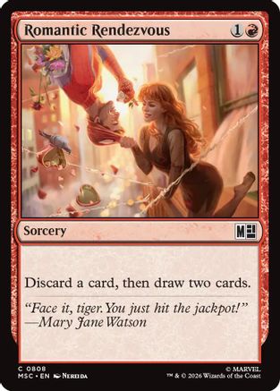 Romantic Rendezvous (808) Foil - Commander: Marvel Super Heroes