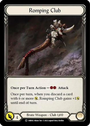 Romping Club (1HR002) - Blitz Deck: Historic Pack 1 - Rhinar