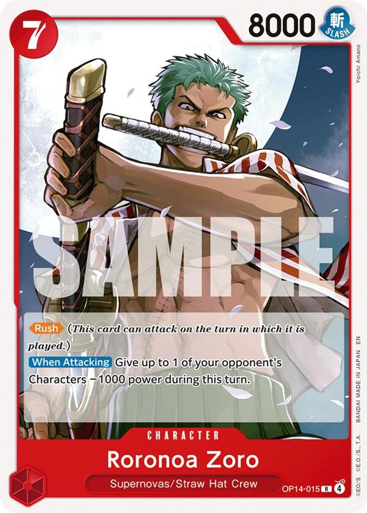 Roronoa Zoro (Reprint) (OP14-015)