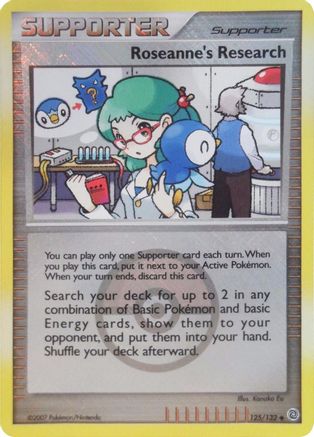 Roseanne's Research (League Promo) (125) Reverse Holofoil - League & Championship Cards