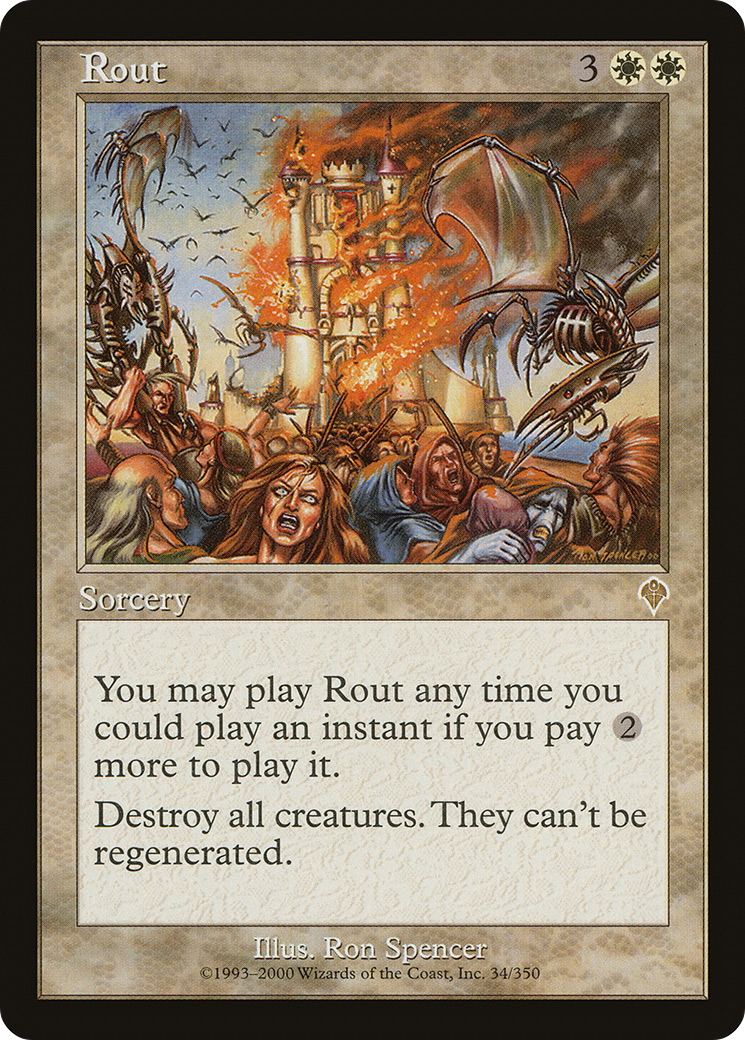 Rout (034) Foil - Invasion