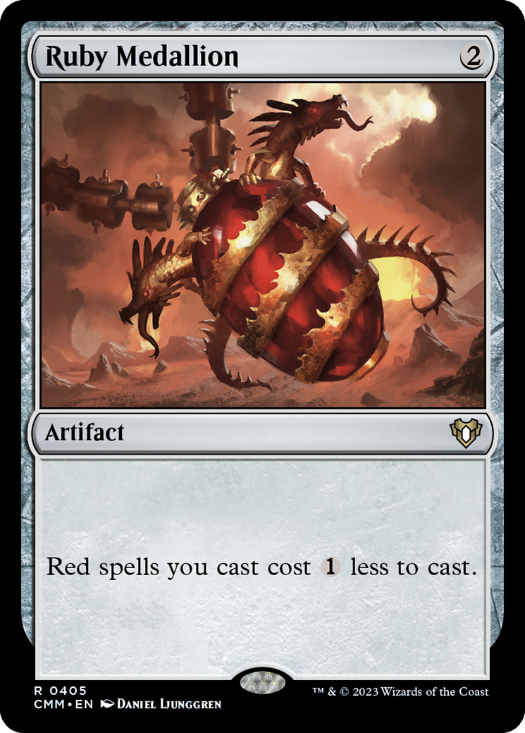 Ruby Medallion (405) Foil - Commander Masters