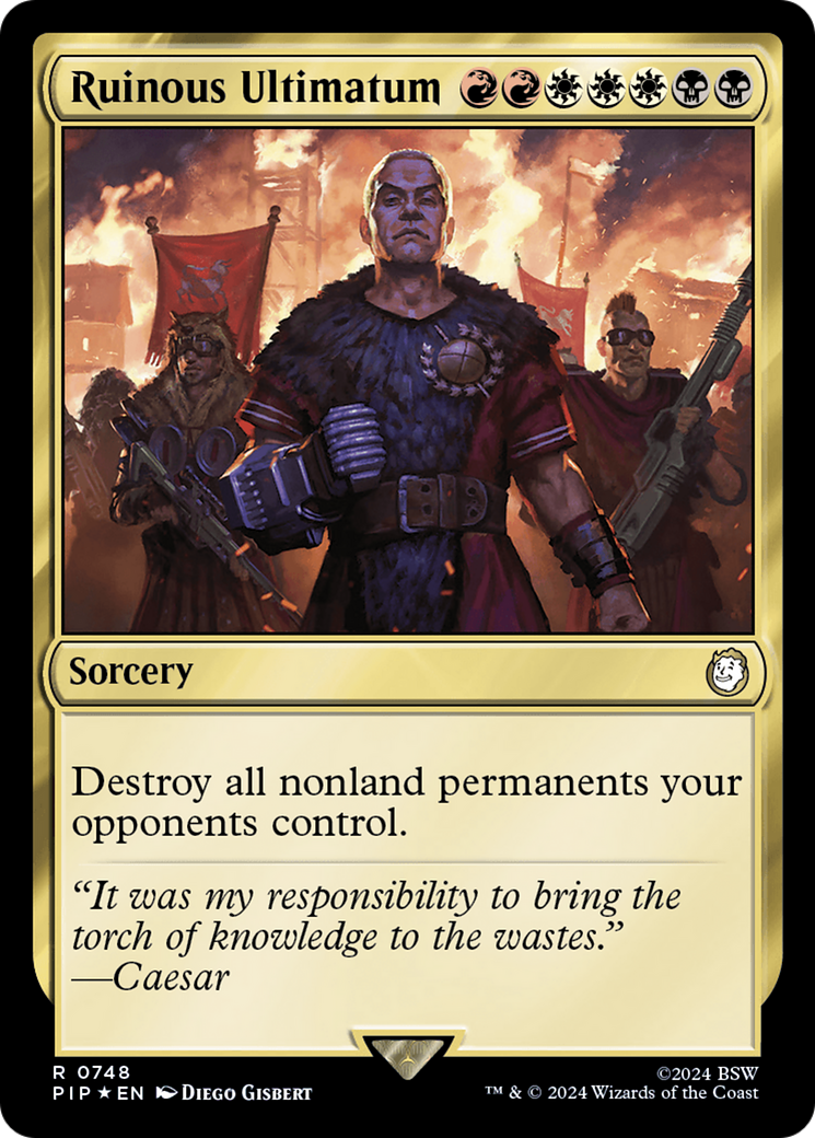 Ruinous Ultimatum (748) Surge Foil - Fallout