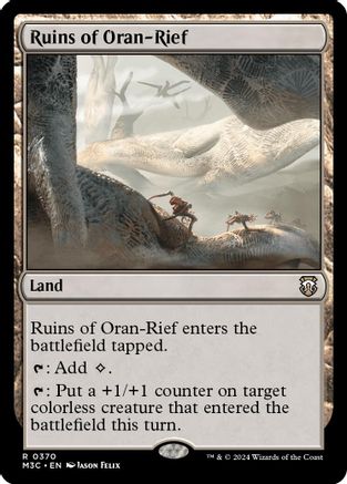 Ruins of Oran-Rief (370) Ripple Foil - Commander: Modern Horizons 3