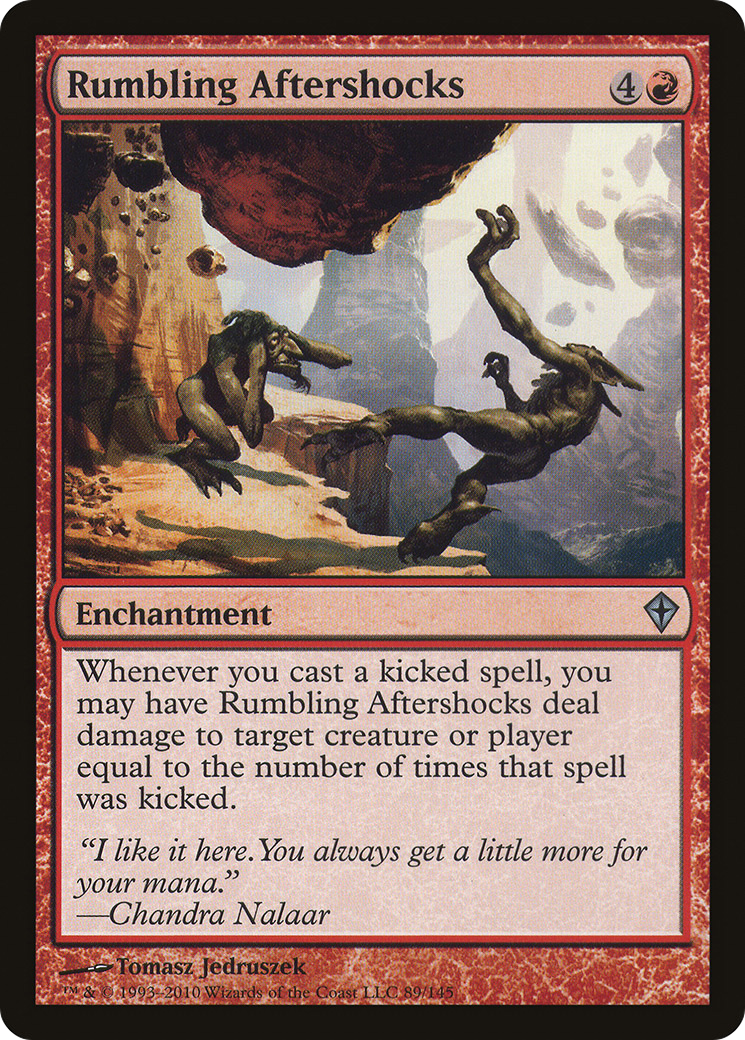 Rumbling Aftershocks (089) Foil - Worldwake