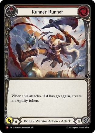 Runner Runner (HVY156) Rainbow Foil - Heavy Hitters