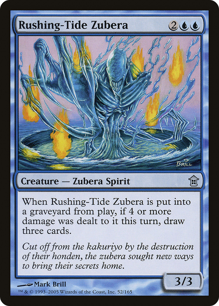 Rushing-Tide Zubera (052) Foil - Saviors of Kamigawa