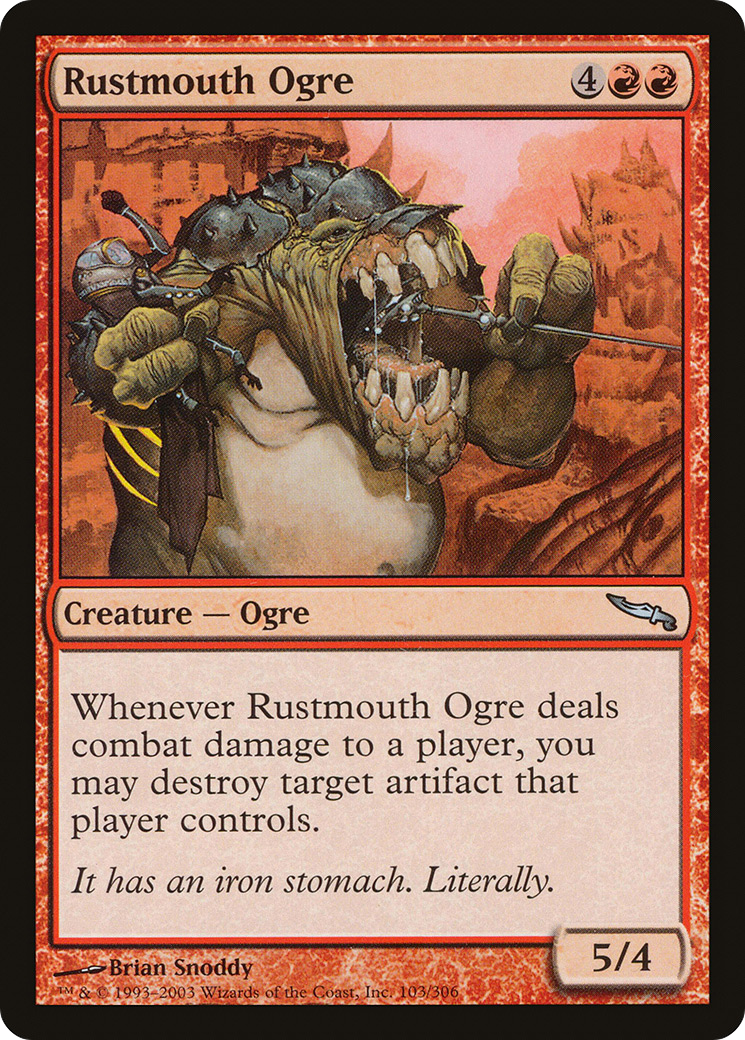 Rustmouth Ogre (103) Foil - Mirrodin