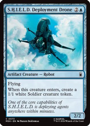 S.H.I.E.L.D. Deployment Drone (073) Foil - Marvel Super Heroes