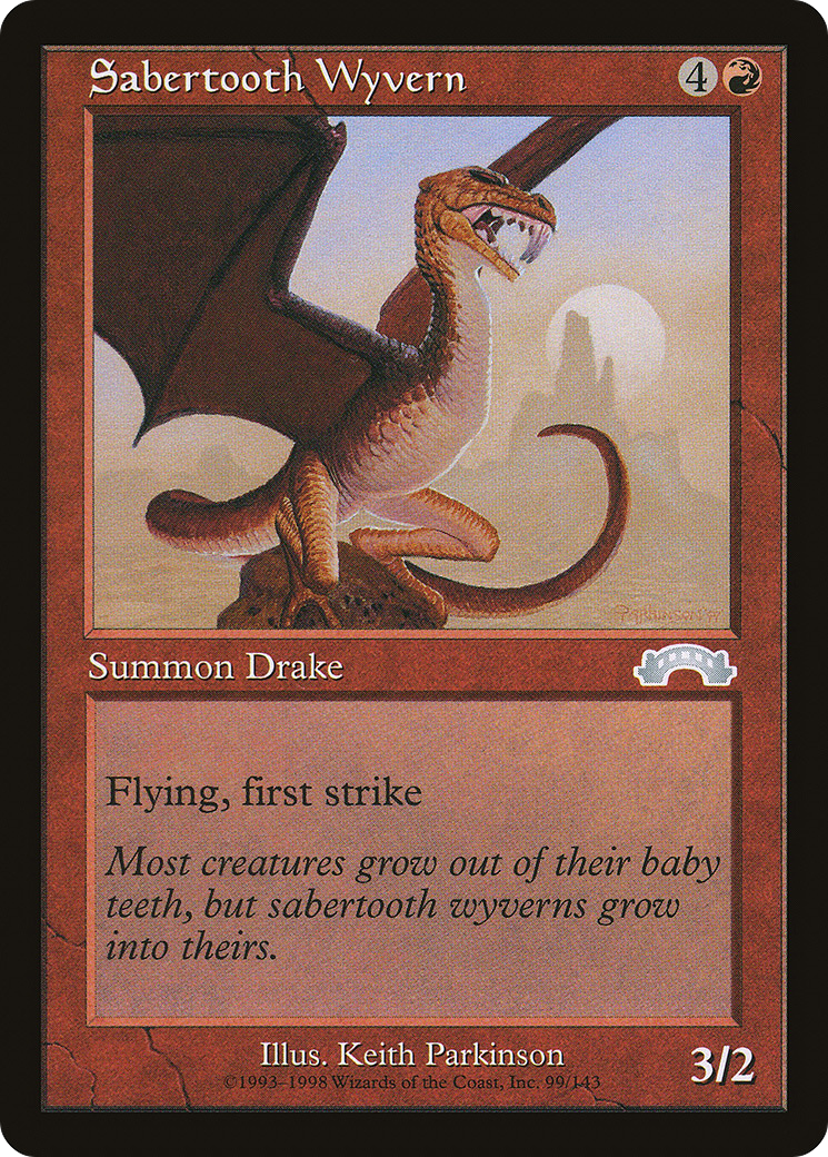 Sabertooth Wyvern (099) - Exodus