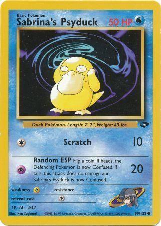 Sabrina's Psyduck (99) (Unlimited) - Gym Challenge