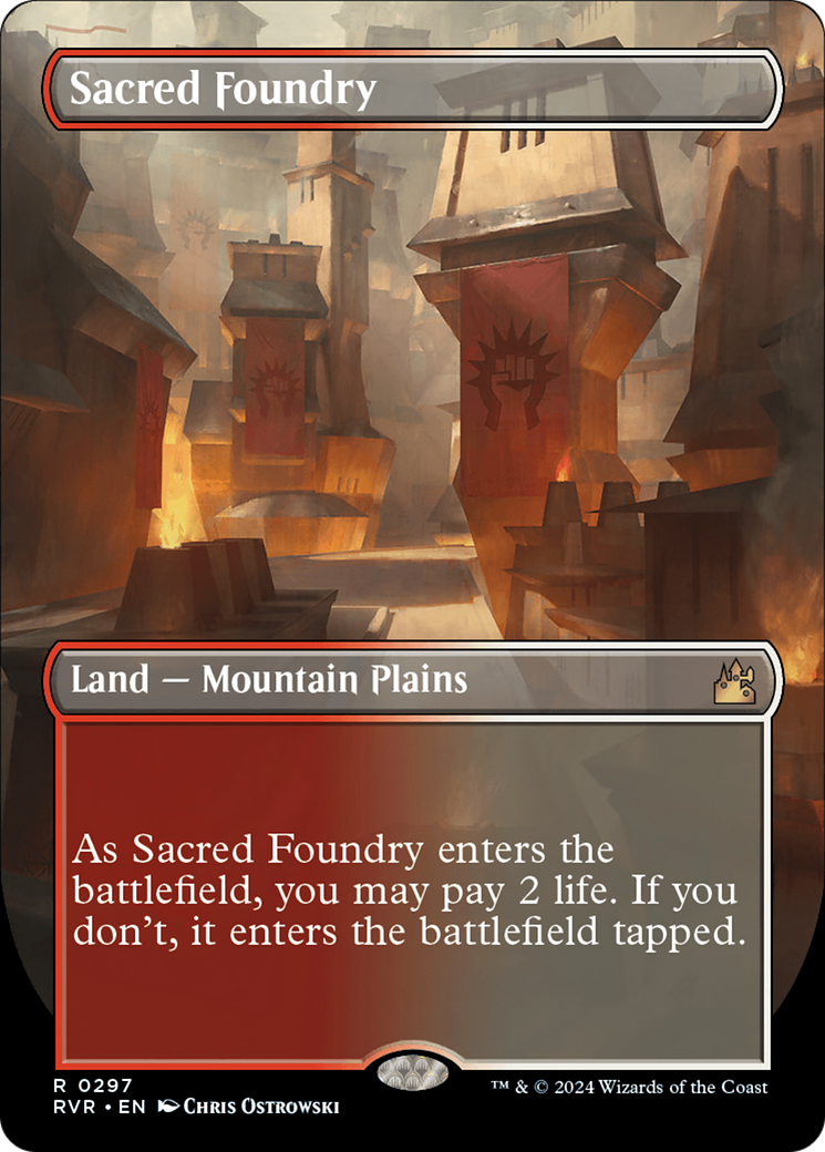 Sacred Foundry (Borderless) (297) - Ravnica Remastered
