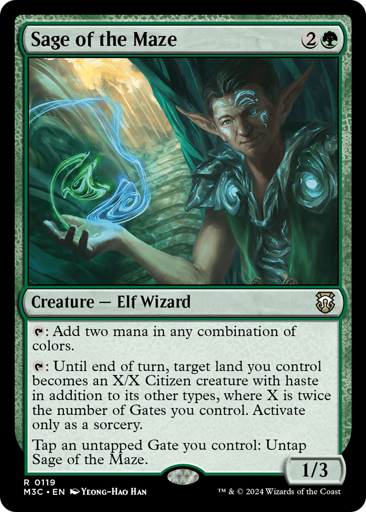 Sage of the Maze (119) - Commander: Modern Horizons 3