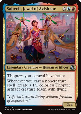 Saheeli, Jewel of Avishkar (275) - Reality Fracture