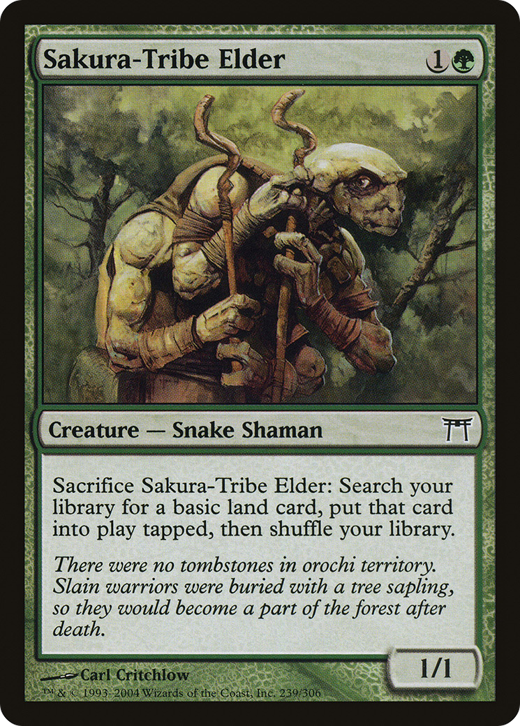 Sakura-Tribe Elder (239) Foil - Champions of Kamigawa
