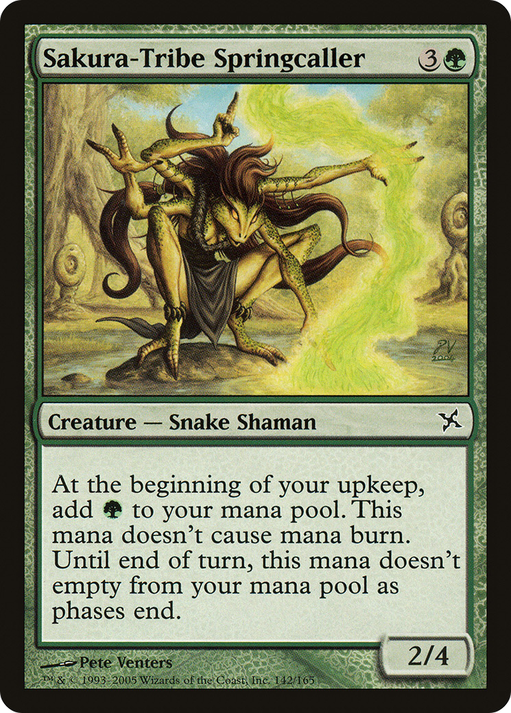 Sakura-Tribe Springcaller (142) Foil - Betrayers of Kamigawa