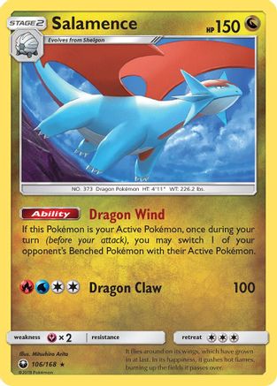Salamence (106) Holofoil - Celestial Storm