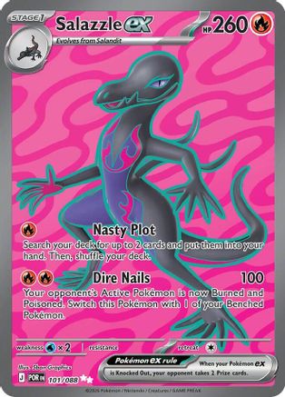 Salazzle ex (Full Art) (101) Holofoil - Perfect Order